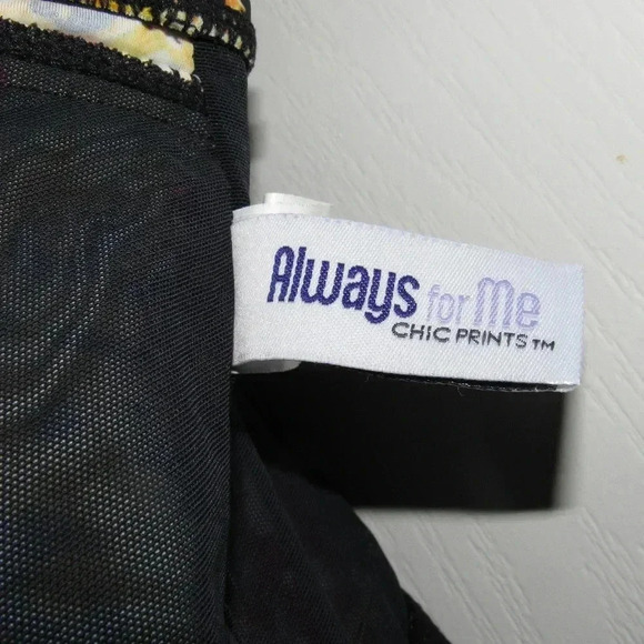 ALWAYS FOR ME Chic Prints Tankini Swimsuit Top 22W - Picture 4 of 5